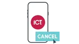 Mobile phone with ICT and Cancel option