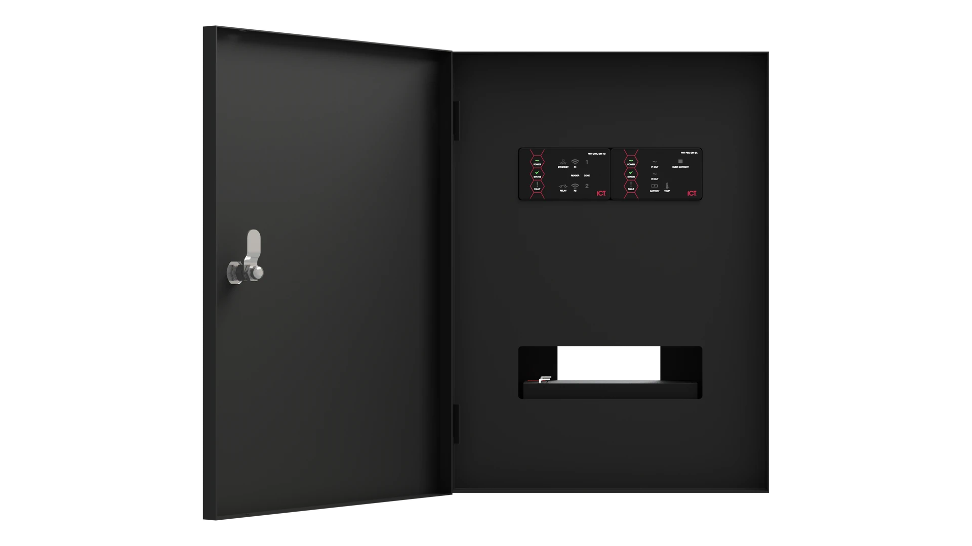 ICT DIN Rail 1 x 2 Enclosure