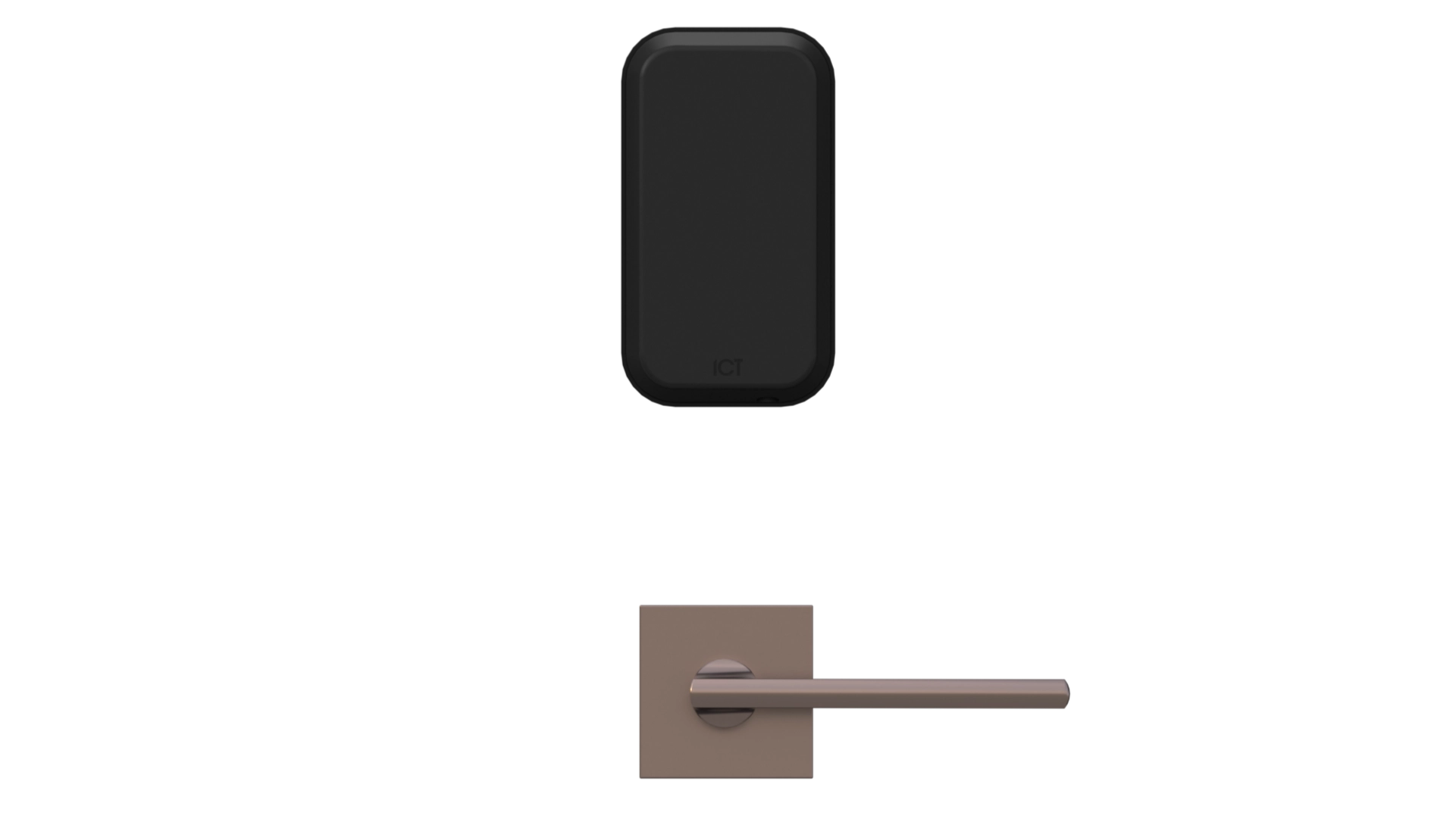 Rear Mount Mortise back — alternate angle
