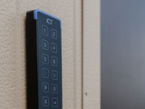 ICT tSec Keypad access reader mounted on an outside wall