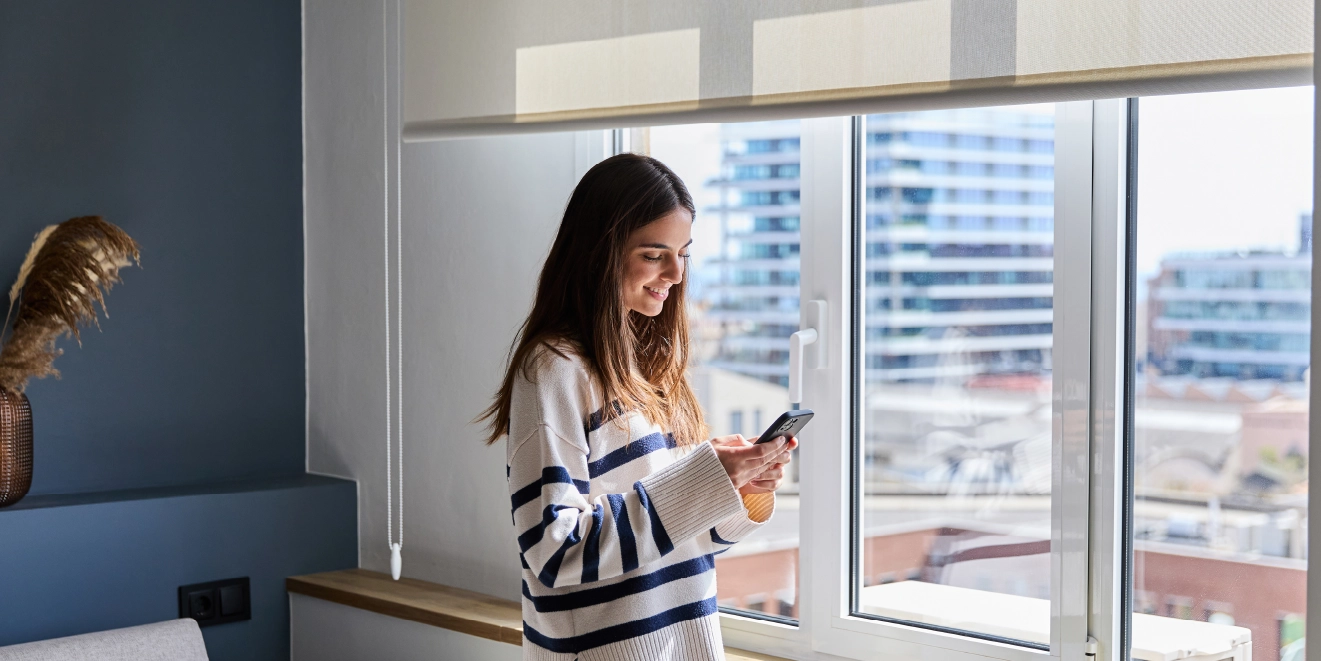 Woman in apartment