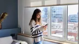 Woman in apartment