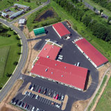 Aerial view of City of New Britain city yard