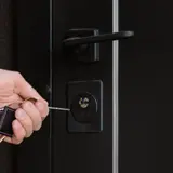 Person using key