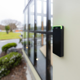 tSec reader on a wall